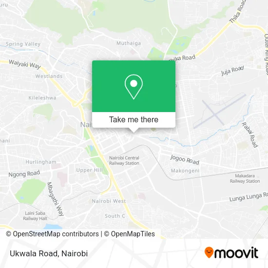 Ukwala Road map