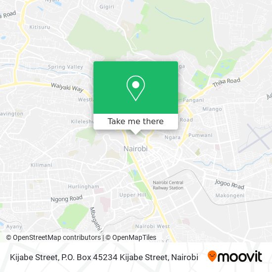 Kijabe Street, P.O. Box 45234 Kijabe Street map