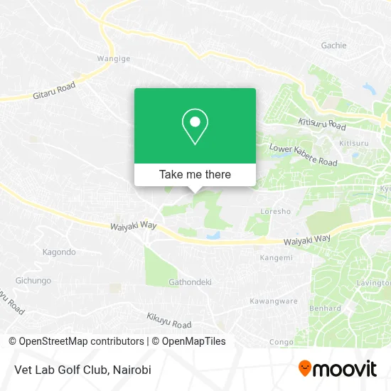 Vet Lab Golf Club map