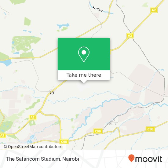 The Safaricom Stadium map