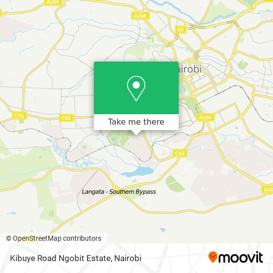 Kibuye Road Ngobit Estate map