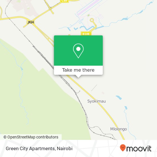Green City Apartments map