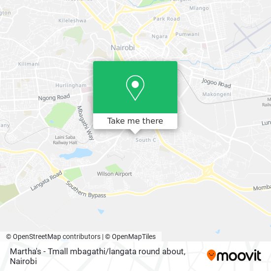Martha's - Tmall mbagathi / langata round about map