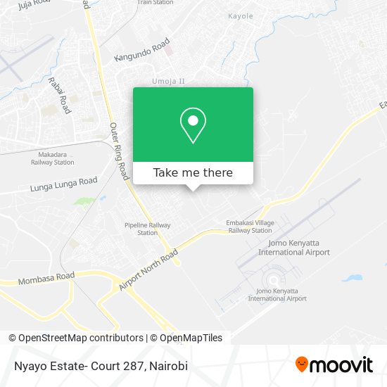 Nyayo Estate- Court 287 map