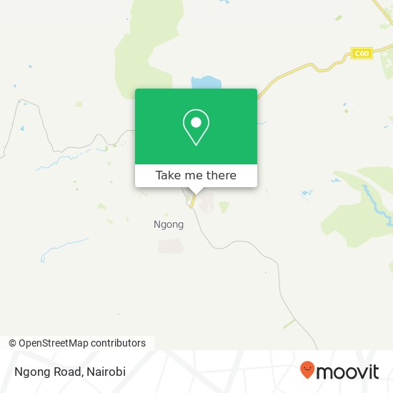 Ngong Road map