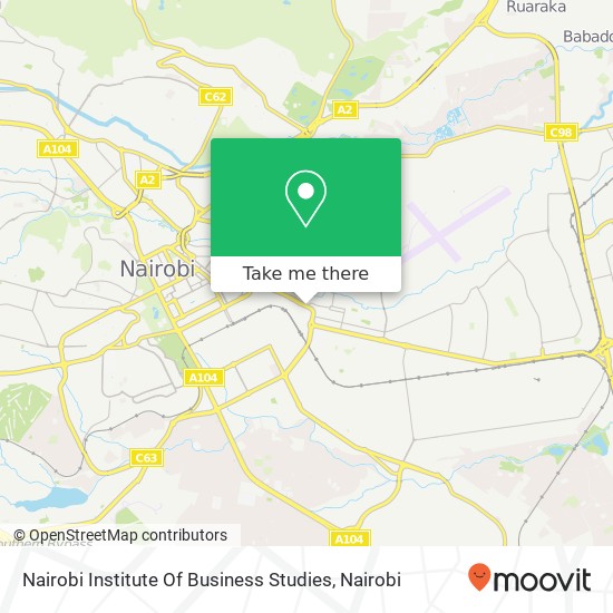 Nairobi Institute Of Business Studies map