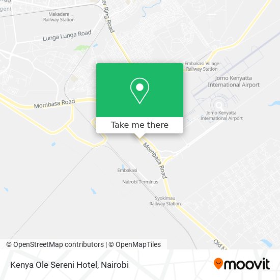 Kenya Ole Sereni Hotel map