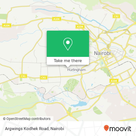 Argwings Kodhek Road map