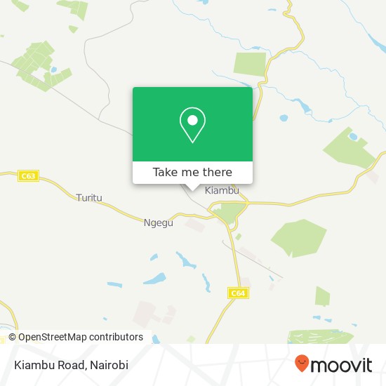 Kiambu Road map