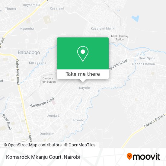 Komarock Mkanju Court map