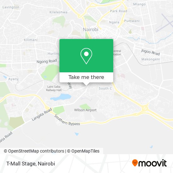 T-Mall Stage map