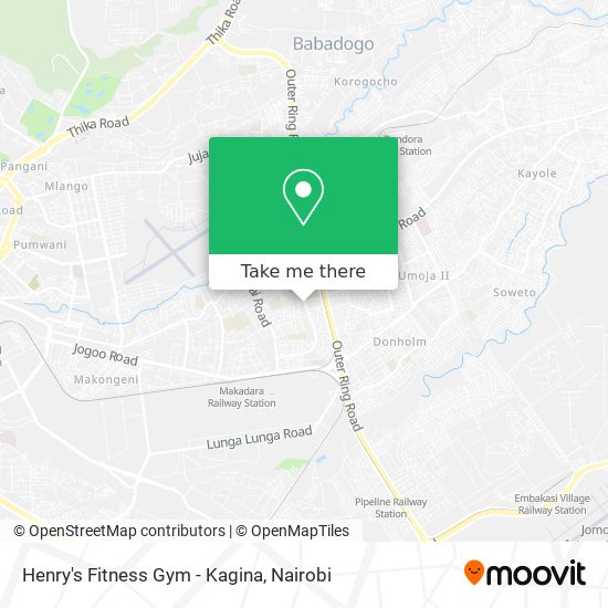Henry's Fitness Gym - Kagina map