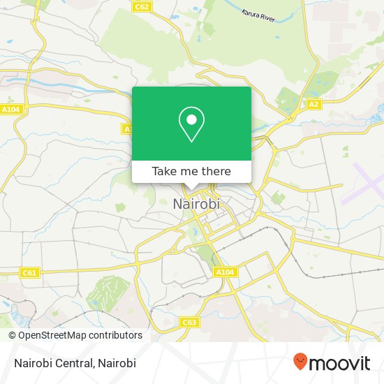 Nairobi Central map
