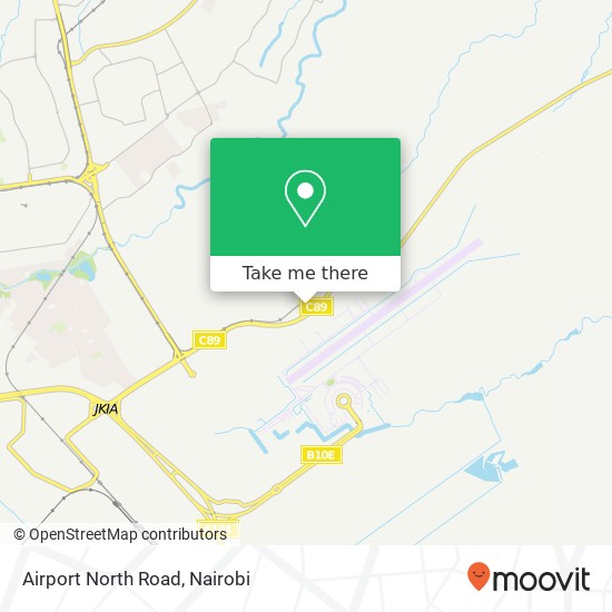 Airport North Road map