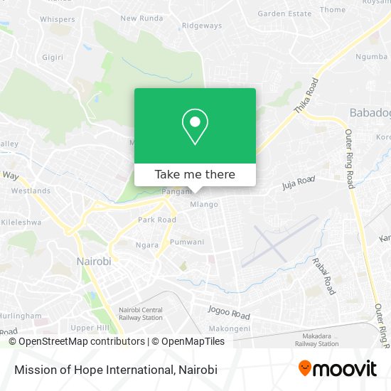 Mission of Hope International map