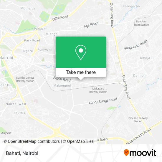 Bahati map