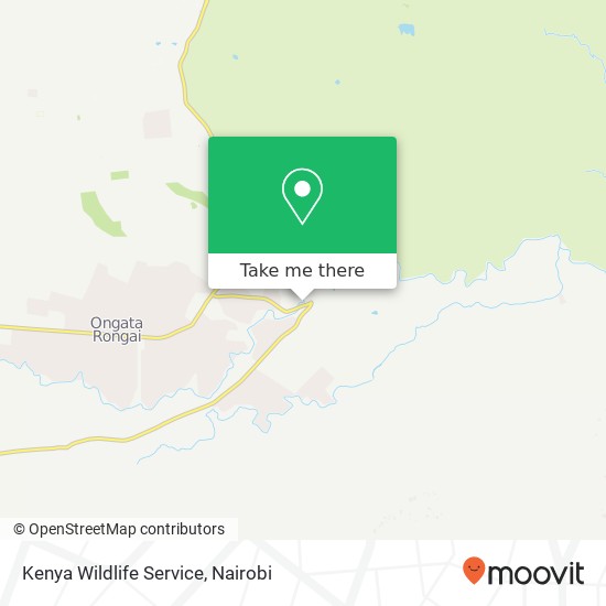 Kenya Wildlife Service map