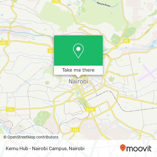 Kemu Hub - Nairobi Campus map
