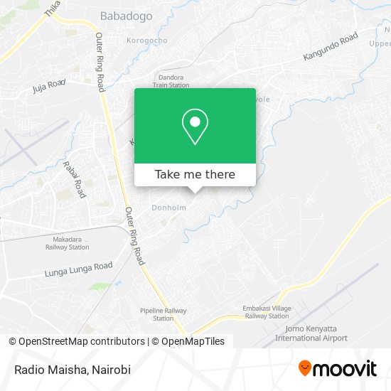 Radio Maisha map