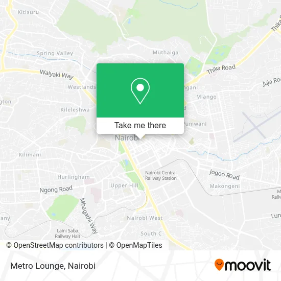 Metro Lounge map