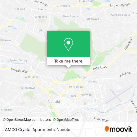 AMCO Crystal Apartments map