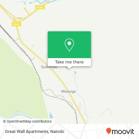 Great Wall Apartments map