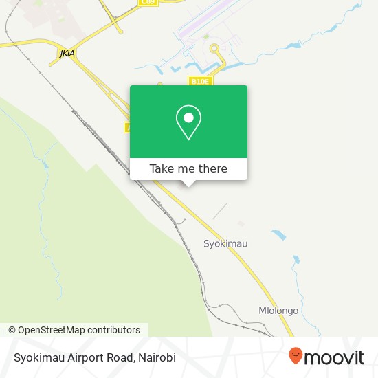 Syokimau Airport Road map