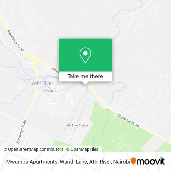 Mwamba Apartments, Waridi Lane, Athi River map