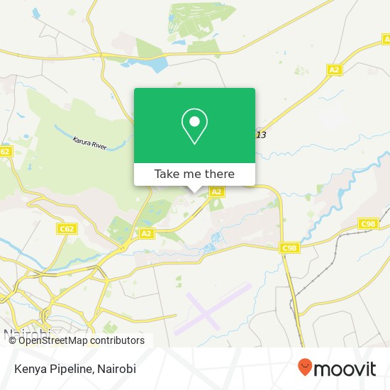 Kenya Pipeline map