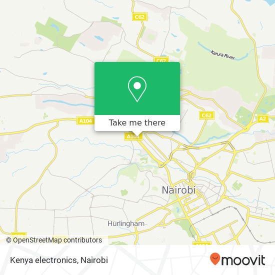 Kenya electronics map