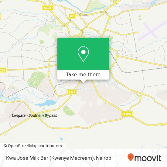 Kwa Jose Milk Bar (Kwenye Macream) map