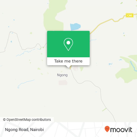 Ngong Road map