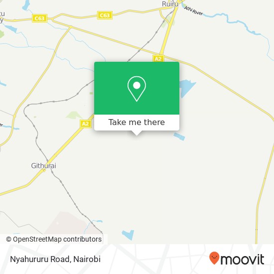 Nyahururu Road map