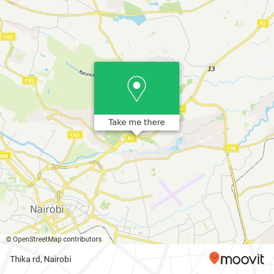Thika rd map