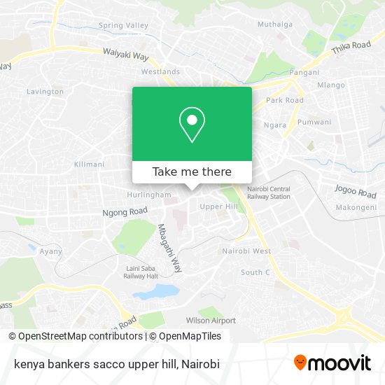 kenya bankers sacco upper hill map
