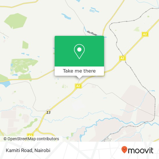 Kamiti Road map