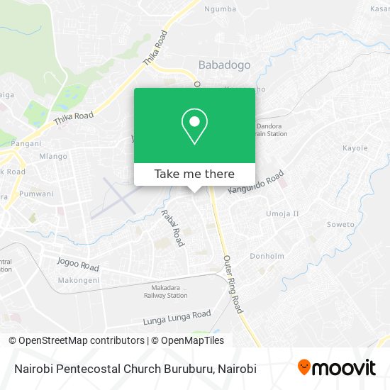 Nairobi Pentecostal Church Buruburu map