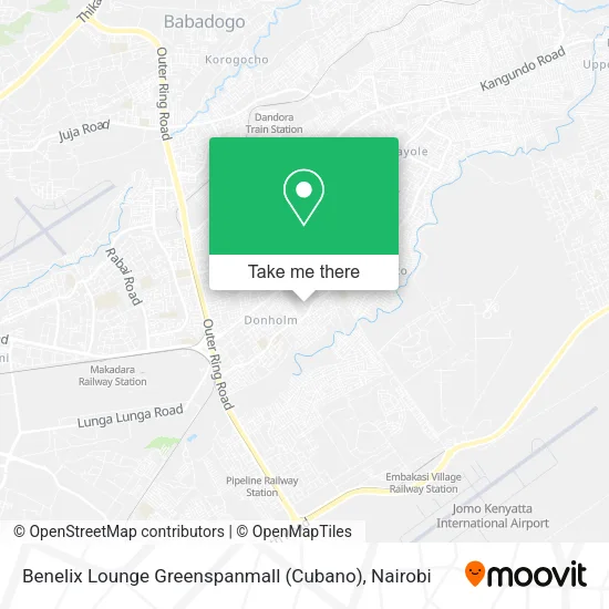 Benelix Lounge Greenspanmall (Cubano) map