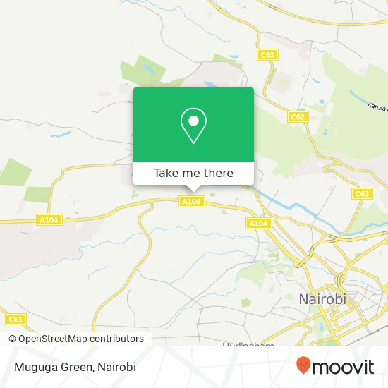 Muguga Green map