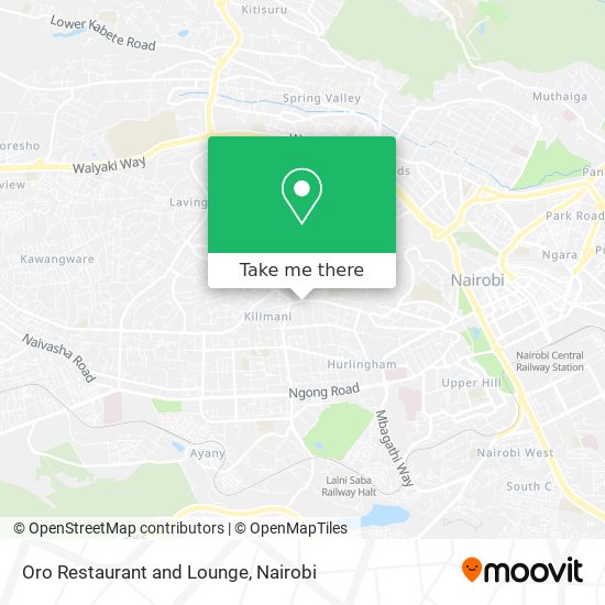 Oro Restaurant and Lounge map