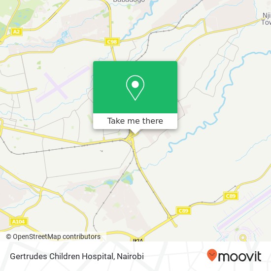 Gertrudes Children Hospital map