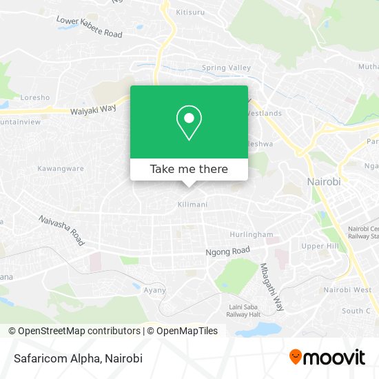 Safaricom Alpha map