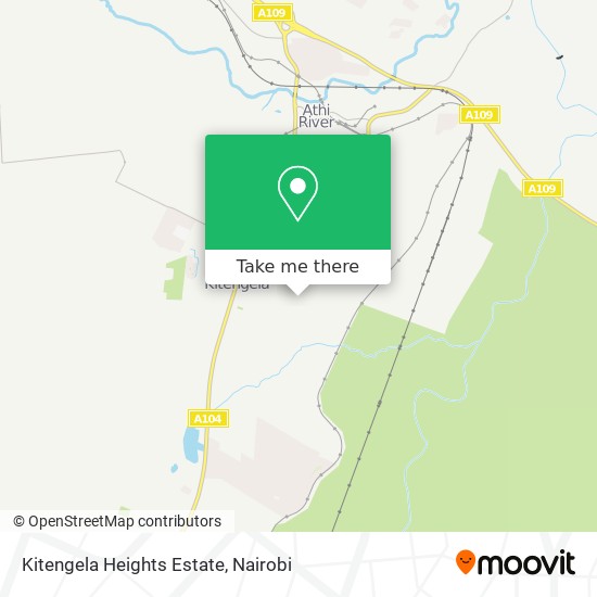Kitengela Heights Estate map