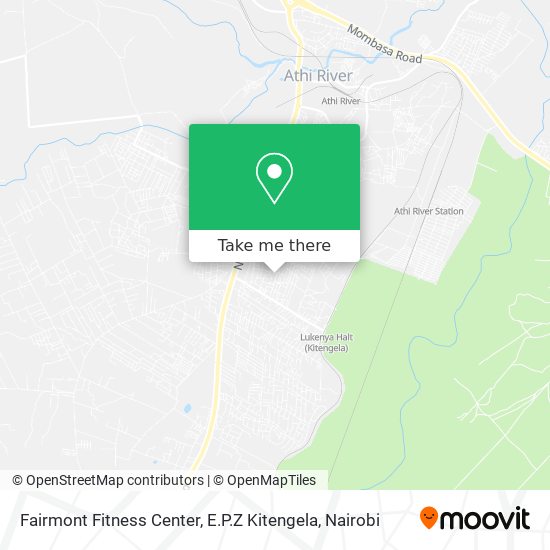 Fairmont Fitness Center, E.P.Z Kitengela map