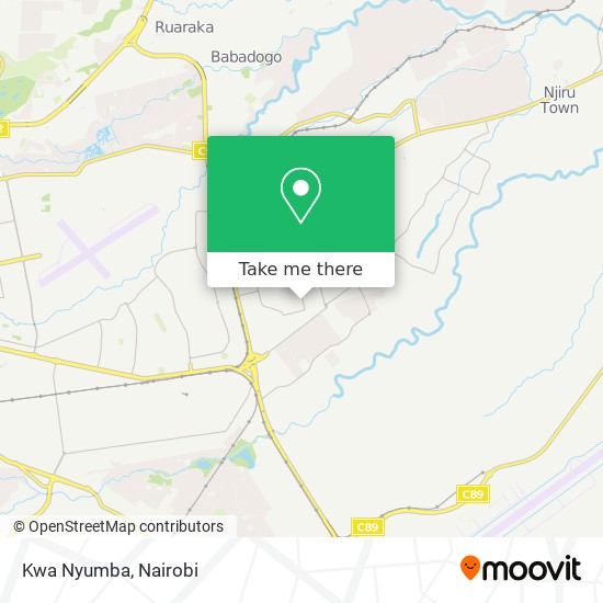 Kwa Nyumba map