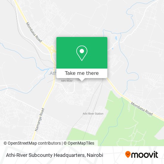 Athi-River Subcounty Headquarters map