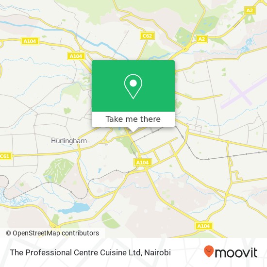 The Professional Centre Cuisine Ltd map