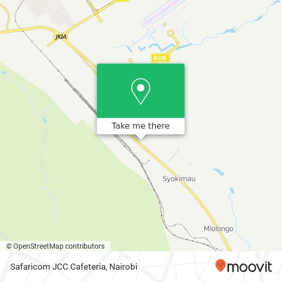 Safaricom JCC Cafeteria map