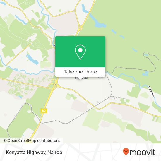 Kenyatta Highway map