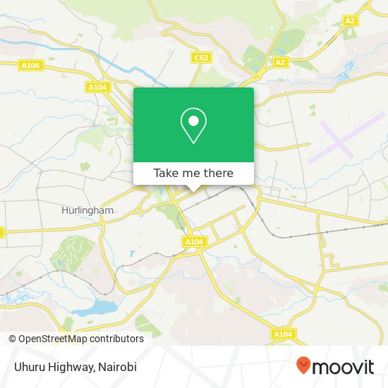 Uhuru Highway map